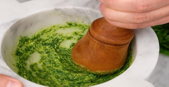 La Spezia: Pesto Making Class with Focaccia and Drink