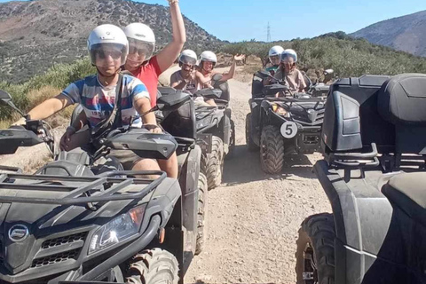 Malia: Off-Road Quad Safari Tour with Lunch and TransfersShared Quad