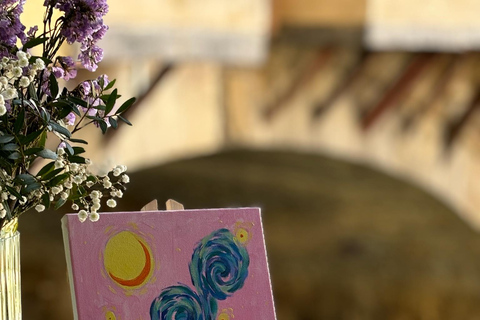 Florenz: Malen &amp; Wein mit Blick auf die Ponte Vecchio