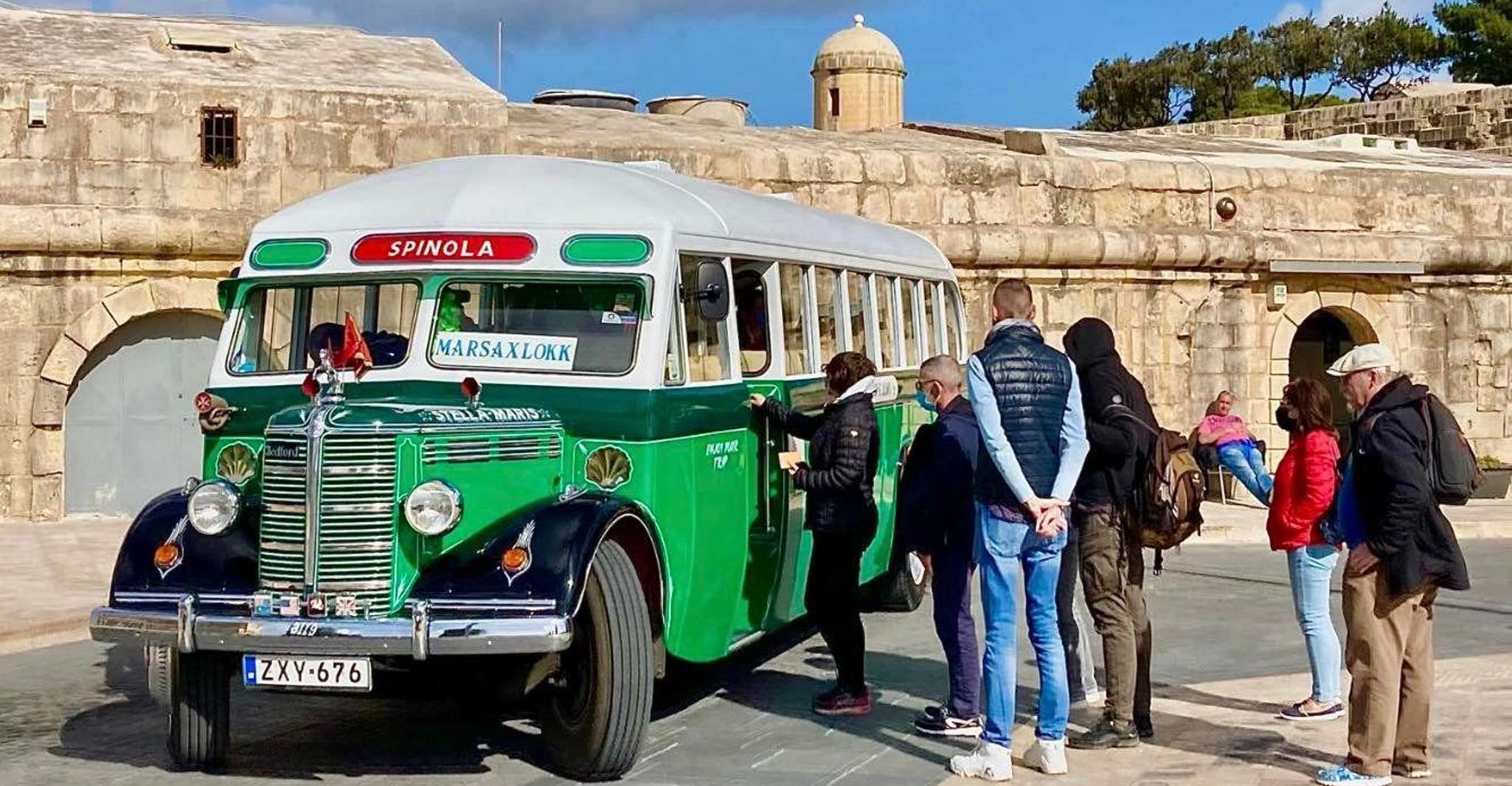 Valletta, Sunday Vintage Bus naar Marsaxlokk - Hizvo