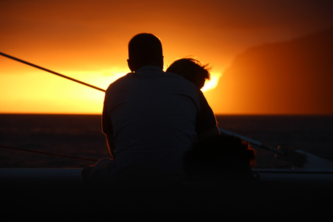 Madeira: catamarantour bij zonsondergang vanuit Funchal