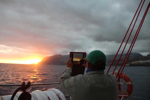 Madeira: catamarantour bij zonsondergang vanuit Funchal