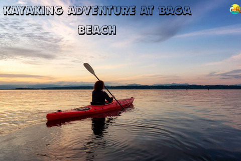 Kayak à la plage de Baga