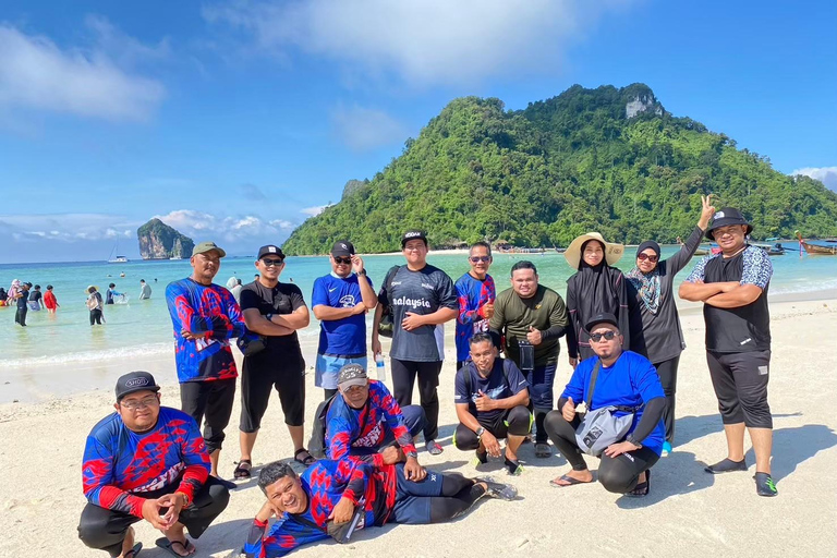 Krabi: Tour por las 4 islas en barco de cola larga con almuerzo