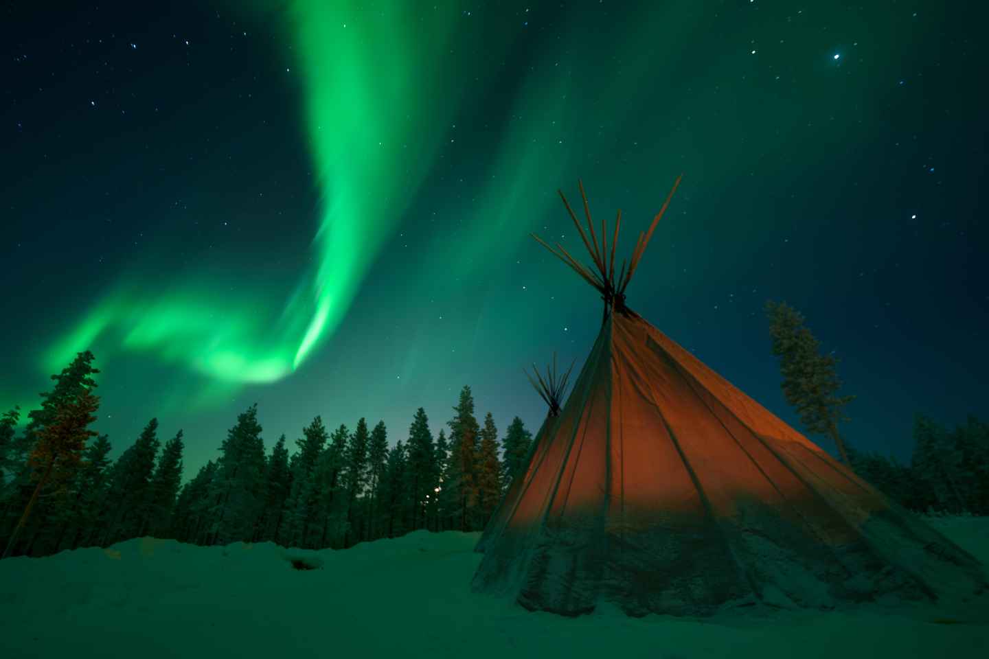 Rovaniemi: Tour de Luces del Norte en Laponia con Barbacoa