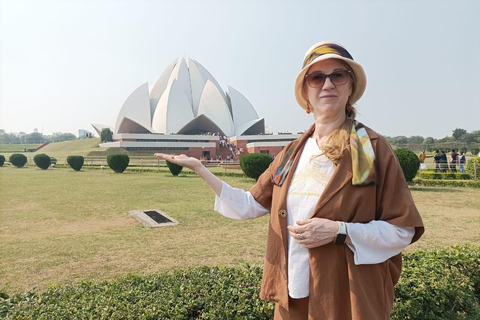 Delhi : visite citadine privée de l'Ancienne et de la Nouvelle DelhiVisite avec guide uniquement