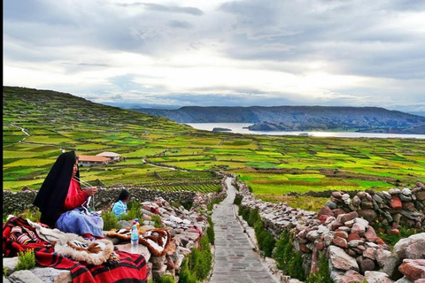 Titicaca Islands experiential tour + bottle of water: Titino, Amantani, Taquile