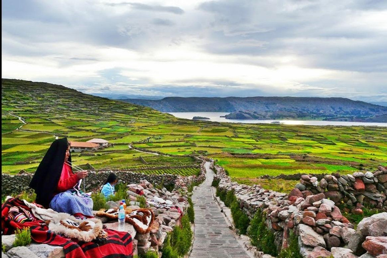 Titicaca Islands experiential tour + bottle of water: Titino, Amantani, Taquile