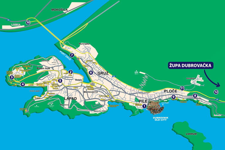 دوبروفنيك: حافلة المدينة "هوب أون هوب أوف" مع 3 خيارات للجولاتخيار XL - جولة في المدينة + جولة بانورامي