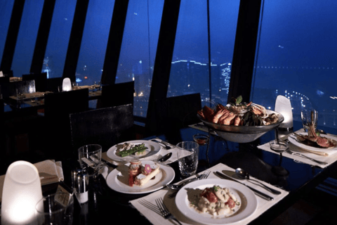 Macau: 360 Café Buffet Dining at Macau Tower with City Views 2026 Spring Promotion Dinner Buffet with OD Ticket - Adult