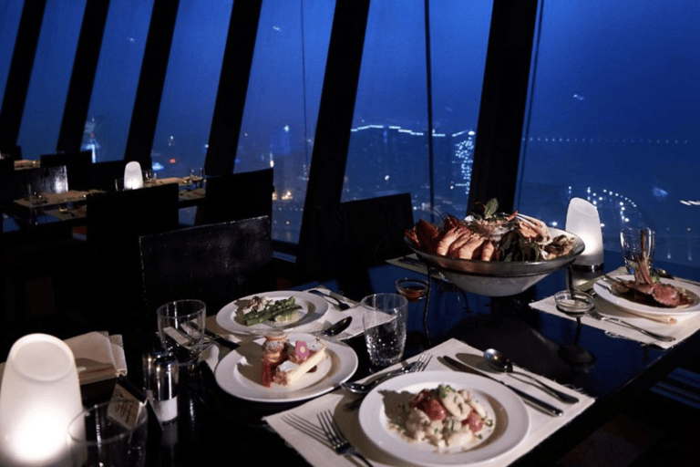 Macau: 360 Café Buffet Dining at Macau Tower with City Views 2026 Spring Promotion Dinner Buffet with OD Ticket - Adult