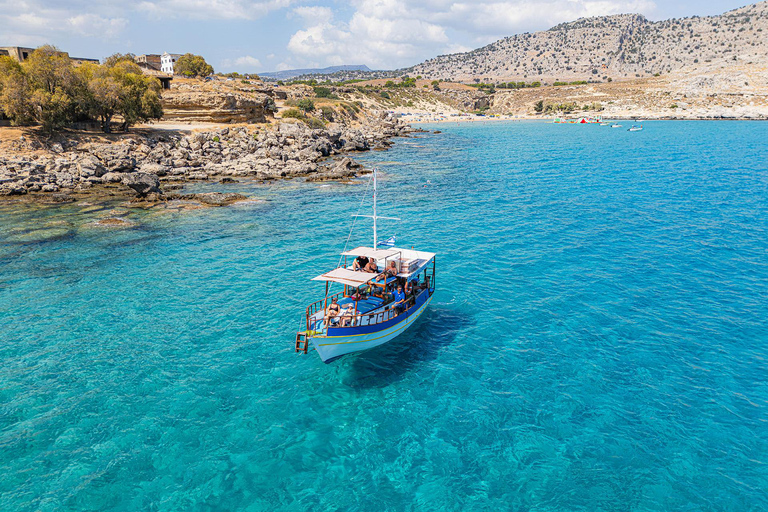 Sailing Lindos & Hidden Bays with Captain Vasilis