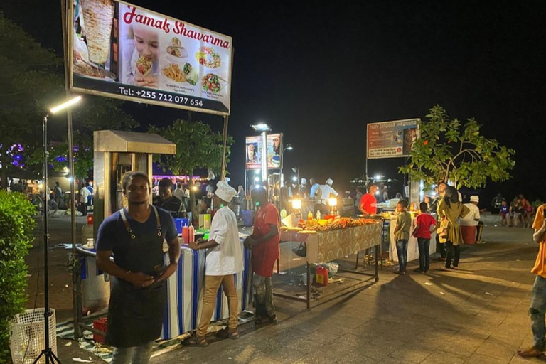 Zanzibar : excursion d'une journée à l'île-prison et au marché alimentaire nocturne (visite nocturne)Visite privée sans prise en charge à l'hôtel et retour à l'hôtel