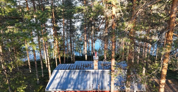 Private traditional Finnish sauna near Rovaniemi