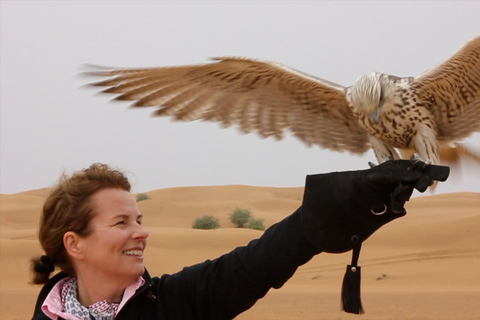 Safári de falcoaria em DubaiDubai Falconry Safari com café da manhã luxuoso