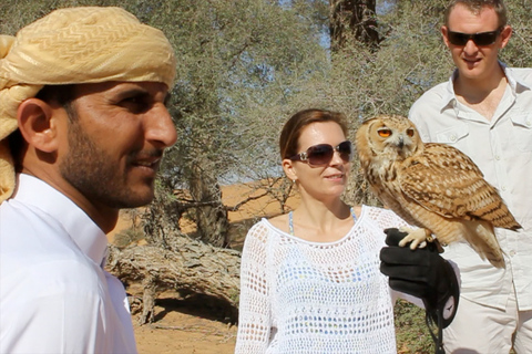 Safári de falcoaria em DubaiDubai Falconry Safari com café da manhã luxuoso