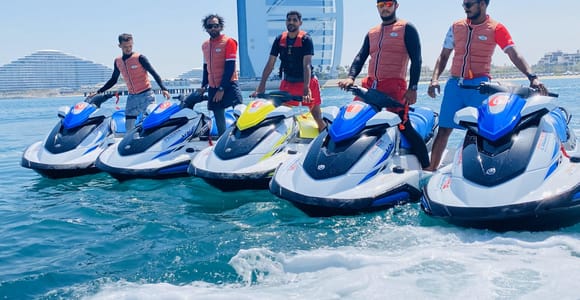 Dubai: Jet Ski Tour to Burj Al Arab and Atlantis