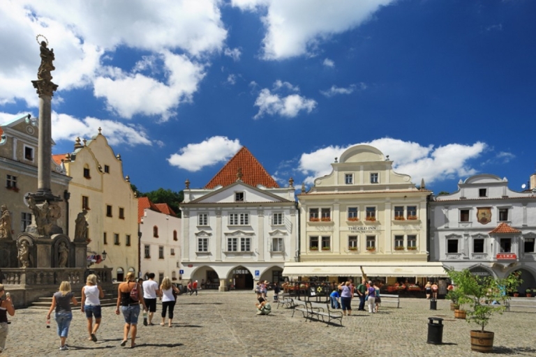 De Prague: excursion d'une journée à Česky KrumlovVisite en espagnol