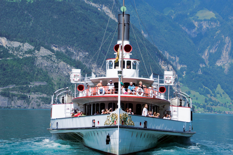 3 Mountains in 1 Day by Train, Cable Cars, Funiculars & Boat Excluding Train Tickets