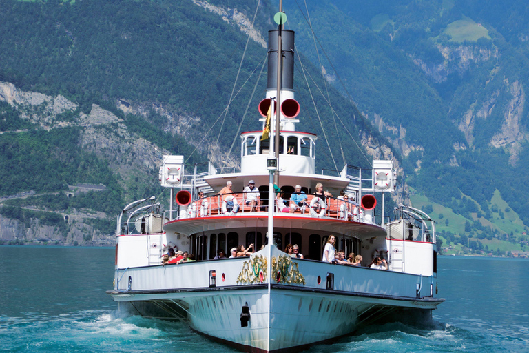 3 Mountains in 1 Day by Train, Cable Cars, Funiculars & Boat Excluding Train Tickets