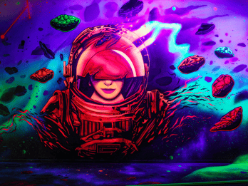Zurich : Black Light Galaxy Minigolf