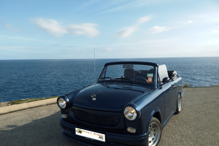 Mallorca: Privat Trabant Cabrio Tour with Wine Tasting Half day trip