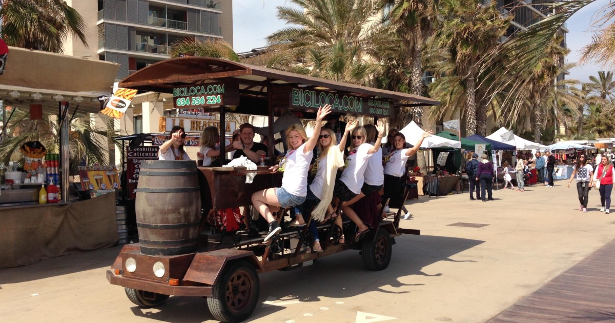 barcelona beer bike tour