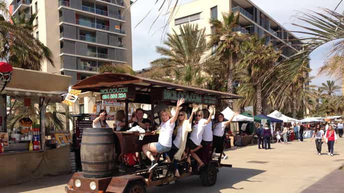 barcelona beer bike tour