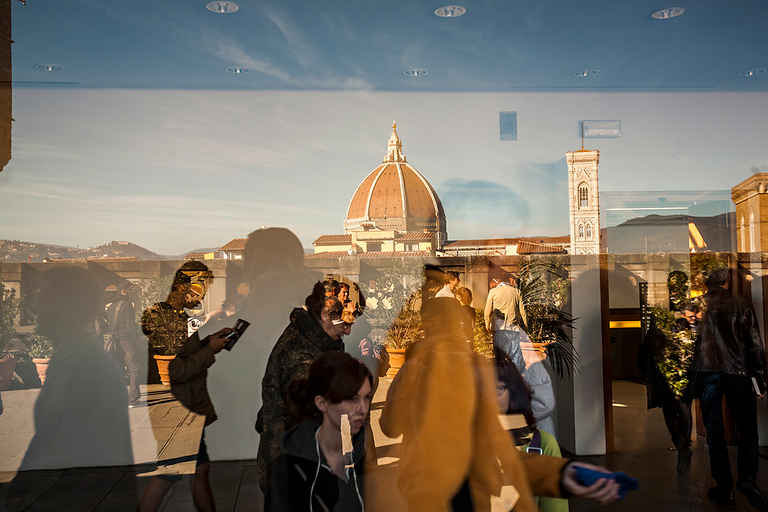 Florens: Walking Tour och Accademia Gallery Tour