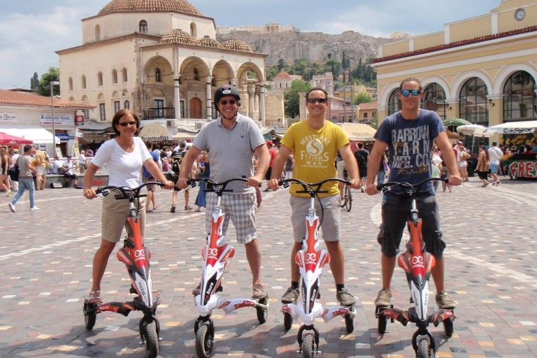 Visite de l'Acropole et points forts d'Athènes en vélo électrique Trikke