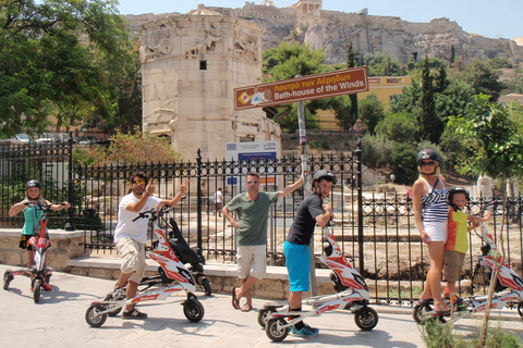 Visite de l'Acropole et points forts d'Athènes en vélo électrique Trikke