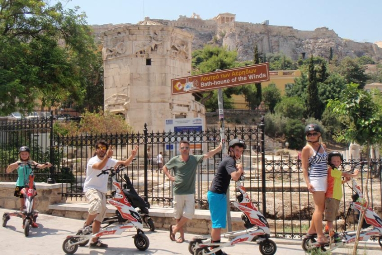 Visite de l'Acropole et points forts d'Athènes en vélo électrique Trikke