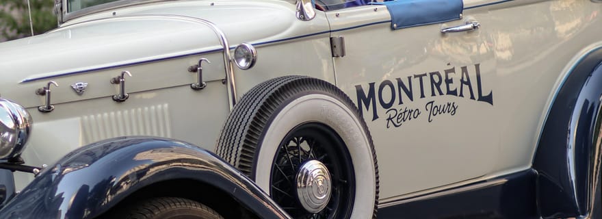 Montreal: Unforgettable Guided Tour in a Vintage 1930s Convertible Car
