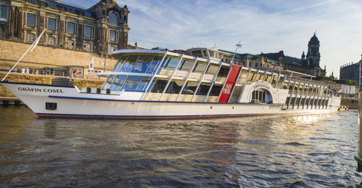 Dresda: crociera in barca di 1 ora e 30 minuti sul fiume