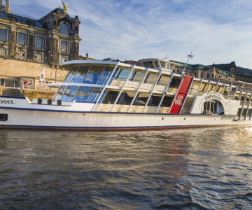 Dresden: Sightseeing båd cruise på floden