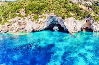 Desde Corfú: paseo en barco a Paxos, Antipaxos y las Cuevas Azules
