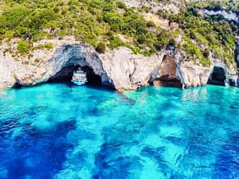Von Korfu aus: Tagesausflug nach Paxos, Antipaxos und zu den Blauen Höhlen