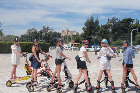 Faits saillants d'Athènes en vélo électrique Trikke