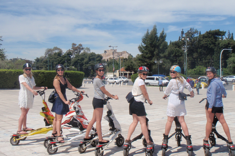 Faits saillants d'Athènes en vélo électrique Trikke