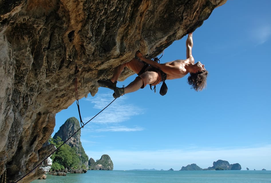 Rock Climbing at Railay Beach Krabi