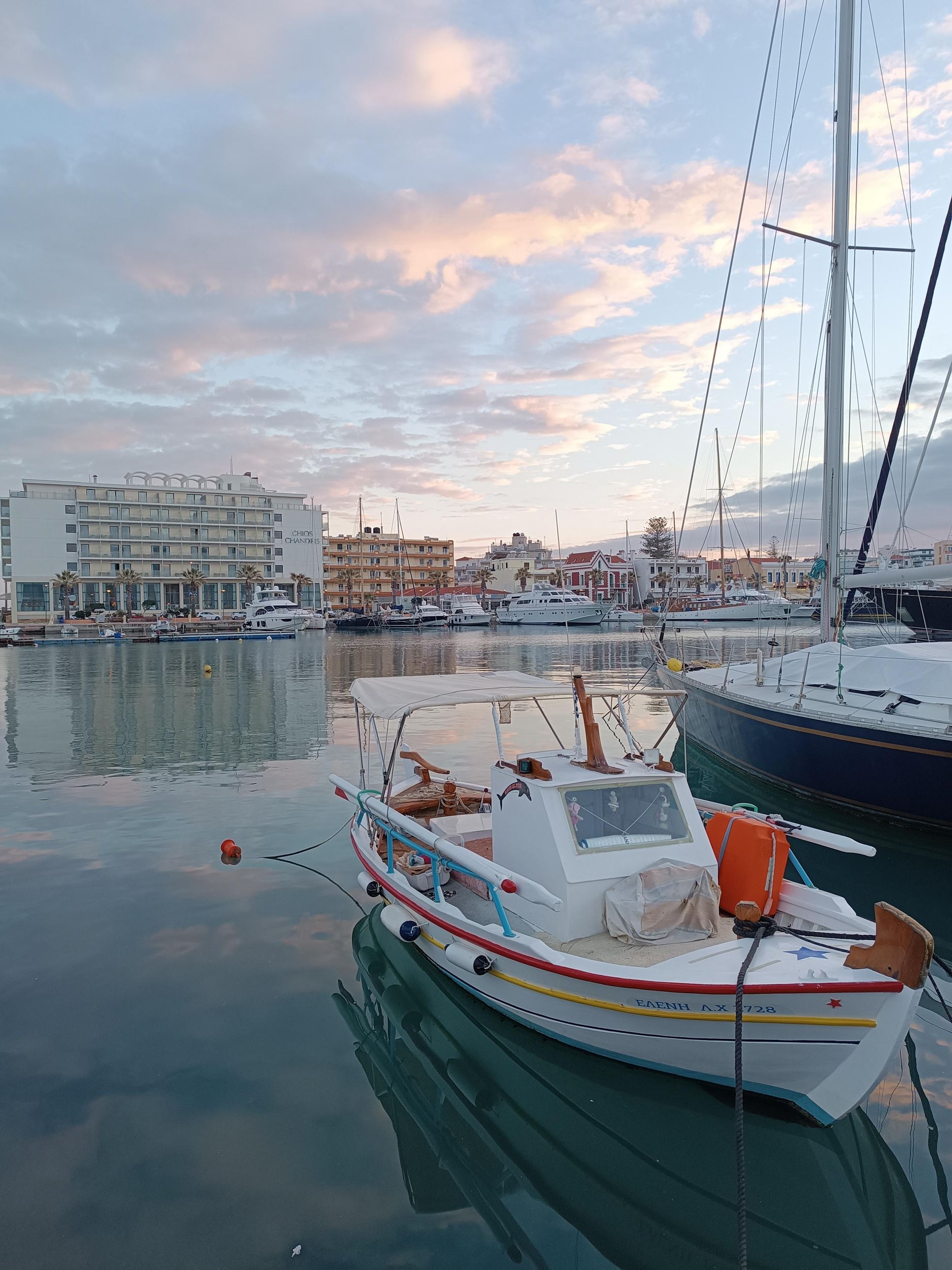 Begrüßungsrundgang auf Chios mit einem Einheimischen