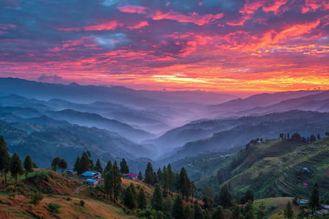 Himalayan Sunrise at Nagarkot with Local Village Breakfast