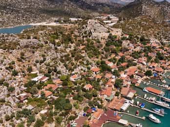 Kas: Tour in barca della città sommersa e dei siti storici dell'isola di Kekova