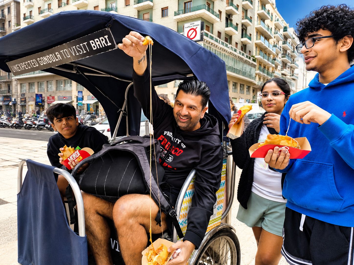 Bari: Rickshaw Street Foodtour