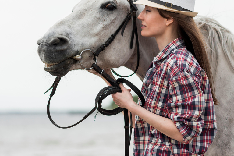 El Gouna : Randonnée à cheval dans le désert et la mer avec baignade en option1 heure de quad + 1 heure d&#039;équitation — Combo double aventure