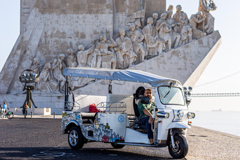 Lisbonne : Tour de Belém en Tuk Tuk avec dégustation de Pastel de NataLisbonne : Visite de Belém en TukTuk avec dégustation de Pastel de Nata