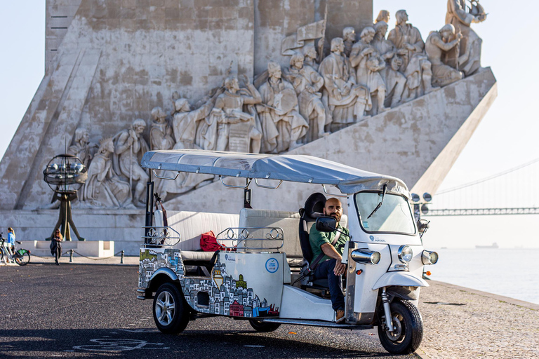 Lisbonne : Tour de Belém en Tuk Tuk avec dégustation de Pastel de NataLisbonne : Visite de Belém en TukTuk avec dégustation de Pastel de Nata