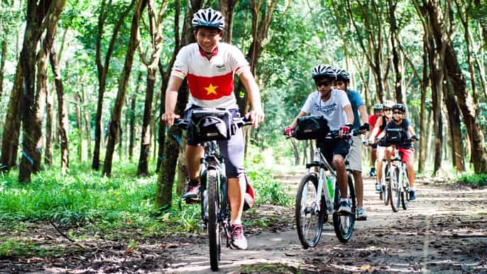 cu chi tunnels bike and boat tour from ho chi minh