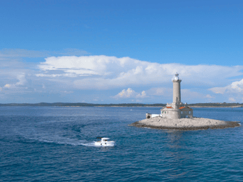 Kamenjak : visite privée en bateau avec repas et boissons
