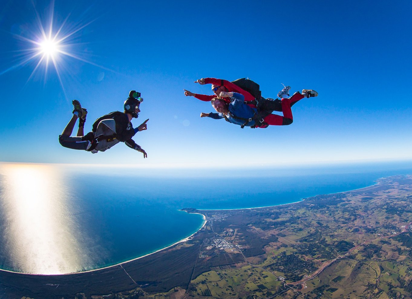 Byron Bay Tandem Skydive med mulighed for transfer